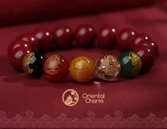 The Powerful Beads of the God of Wealth Natural Crystal Agate